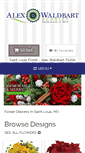 Mobile Screenshot of alexwaldbartflorist.com